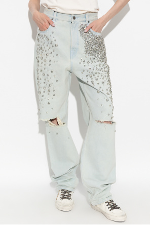 Golden Goose Jeans with crystals