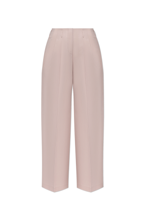 Spodnie z szerokimi nogawkami w kant