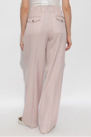 Golden Goose Pantalones de pierna ancha con pliegue