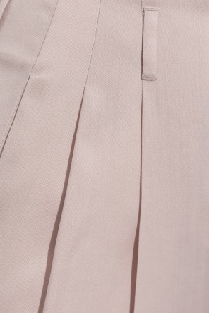 Golden Goose Pantalones de pierna ancha con pliegue