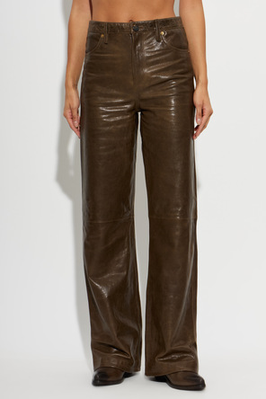 Golden Goose Pantalones de cuero