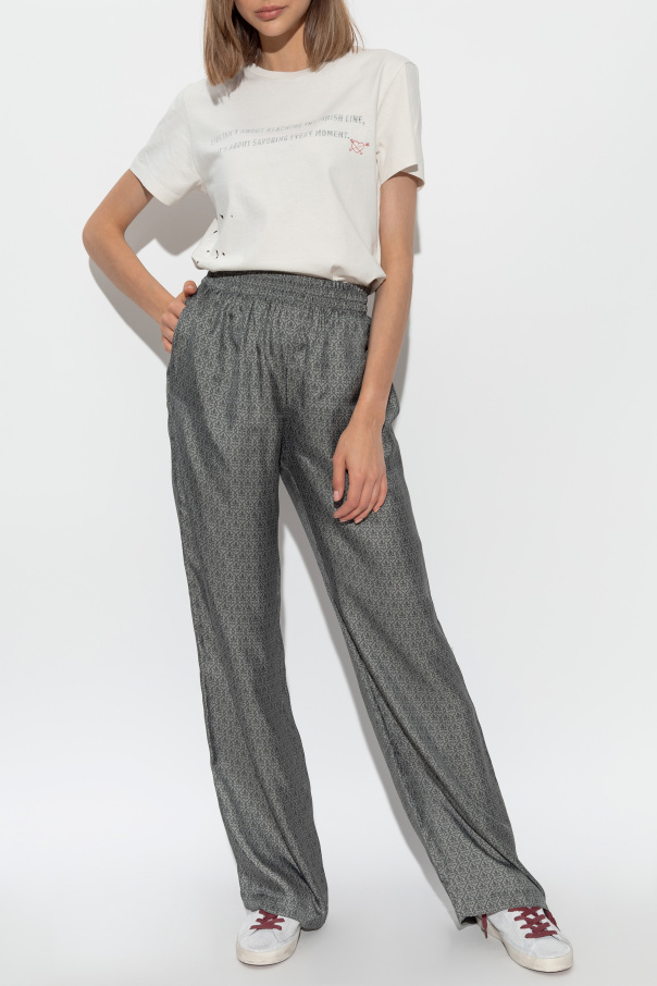 Golden Goose Patterned loose-fitting trousers