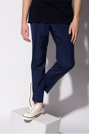 Run Pants 174 Wool pleat-front trousers