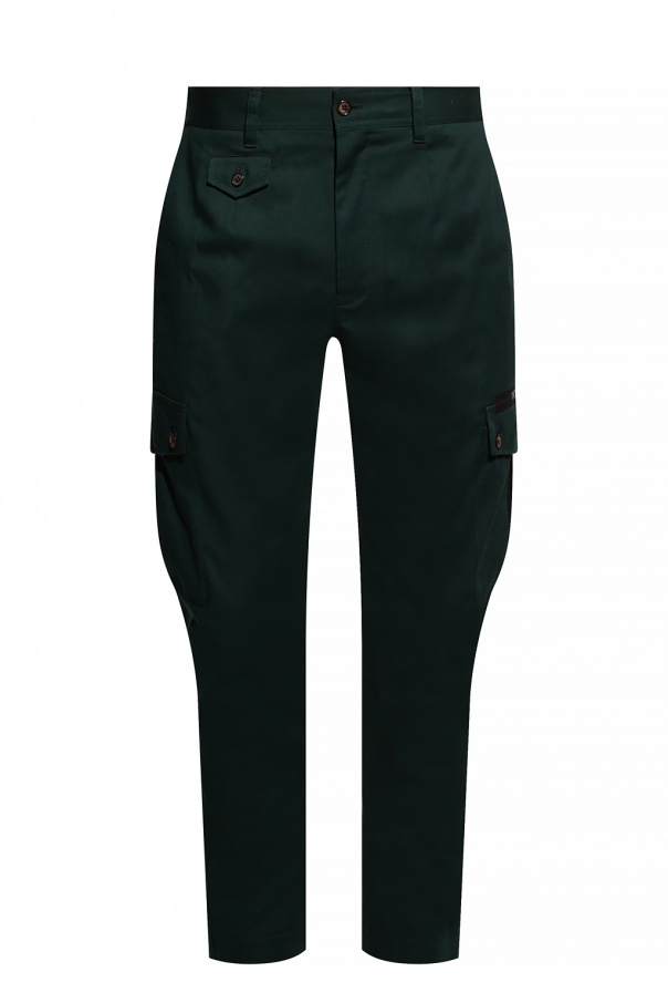 Dolce & Gabbana trousers logo-print with multiple pockets