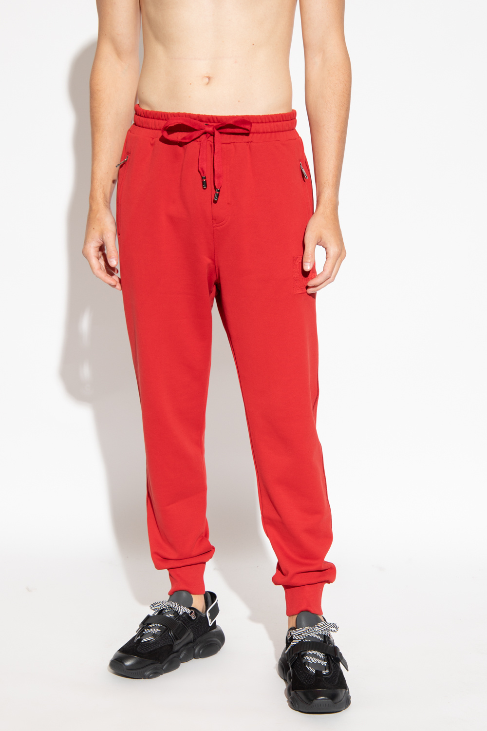 dolce & gabbana wrap dress Sweatpants with logo