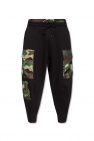 Dolce & Gabbana Women's Airmaster Mix Of Materials Sneakers graphic-print sweatpants