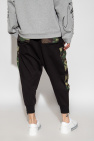 Dolce & Gabbana Women's Airmaster Mix Of Materials Sneakers graphic-print sweatpants