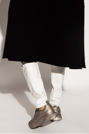 Dolce & Gabbana trousers boyfriend in coated fabric