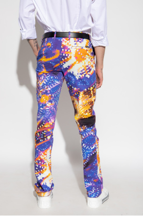 Pantalones cortos tipo leggings en gris con diseño de canalé de Reclaimed Vintage inspired Patterned pleat-front trousers