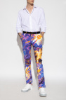 Dolce & Gabbana Patterned pleat-front trousers