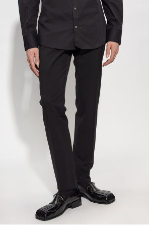 Dolce & Gabbana Wool pleat-front trousers