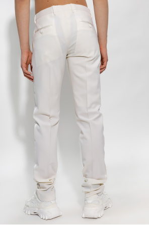 Dolce & Gabbana Wool pleat-front trousers