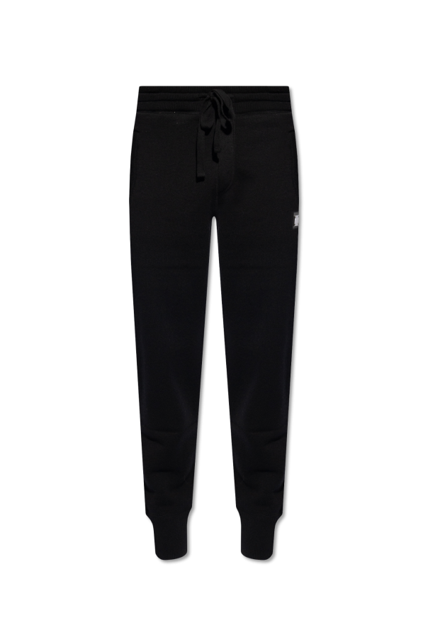 Dolce & Gabbana Wool trousers with logo