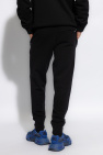 Dolce & Gabbana BLACK Wool trousers with logo