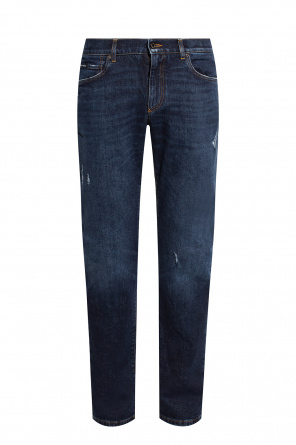 dolce gabbana coated skinny jeans item
