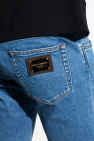 Dolce & Gabbana Logo-appliquéd jeans