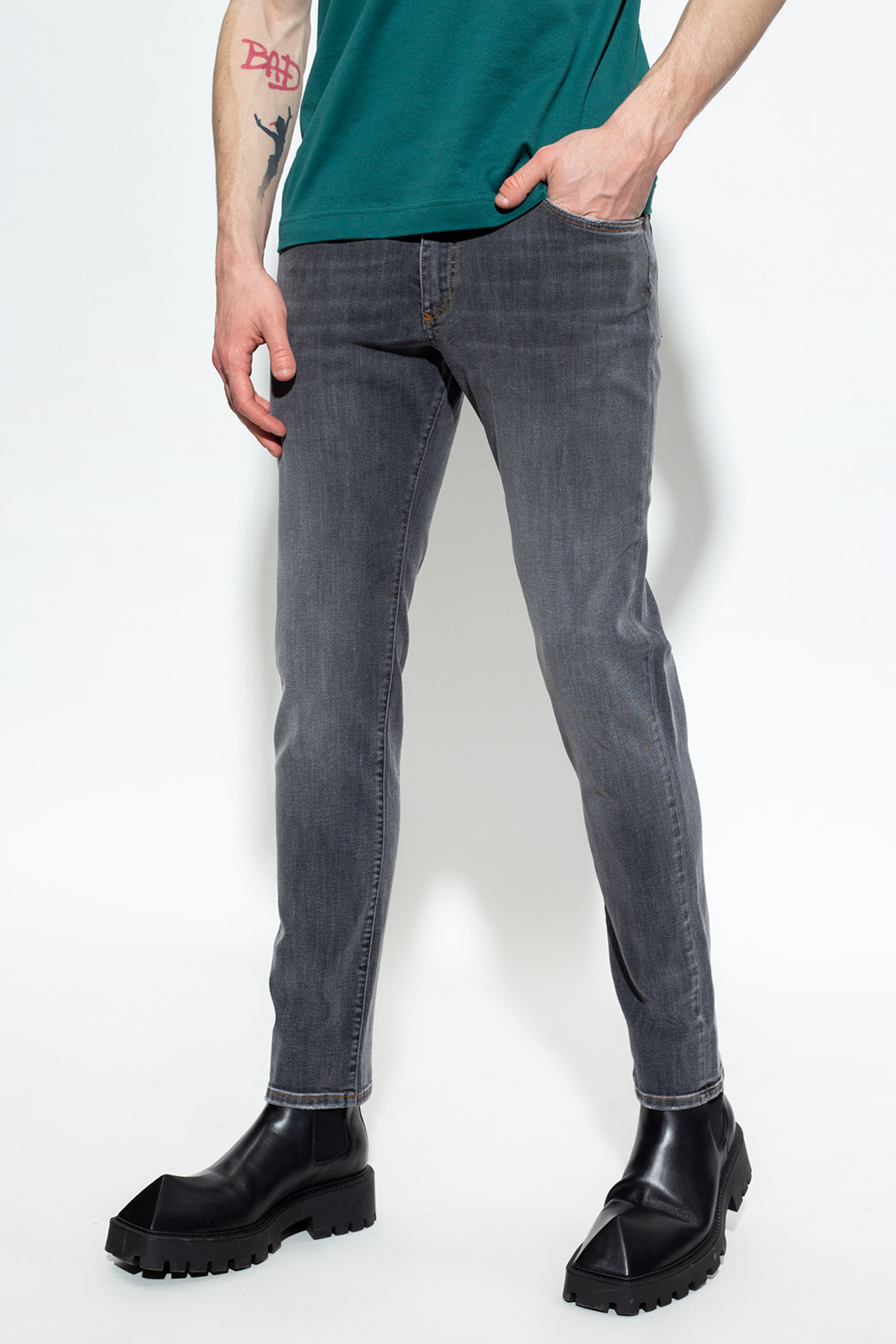 Шерстяные брюки dolce& gabbana Slim jeans