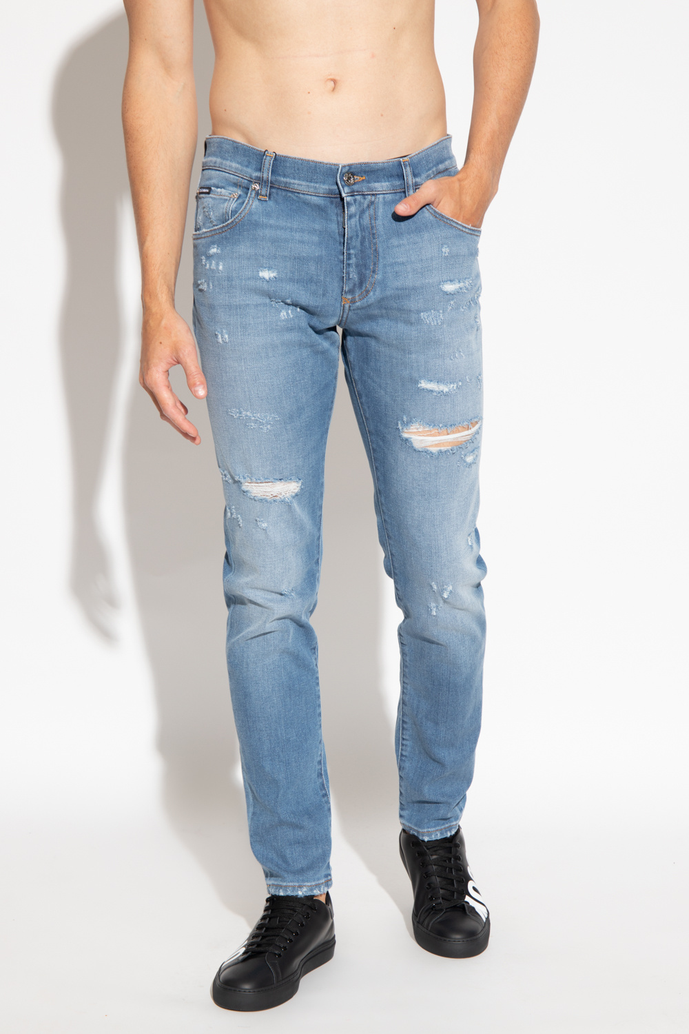 dolce Woman & Gabbana Distressed jeans