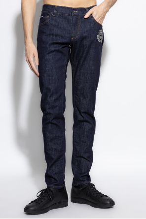 Dolce & Gabbana Skinny jeans with appliqué