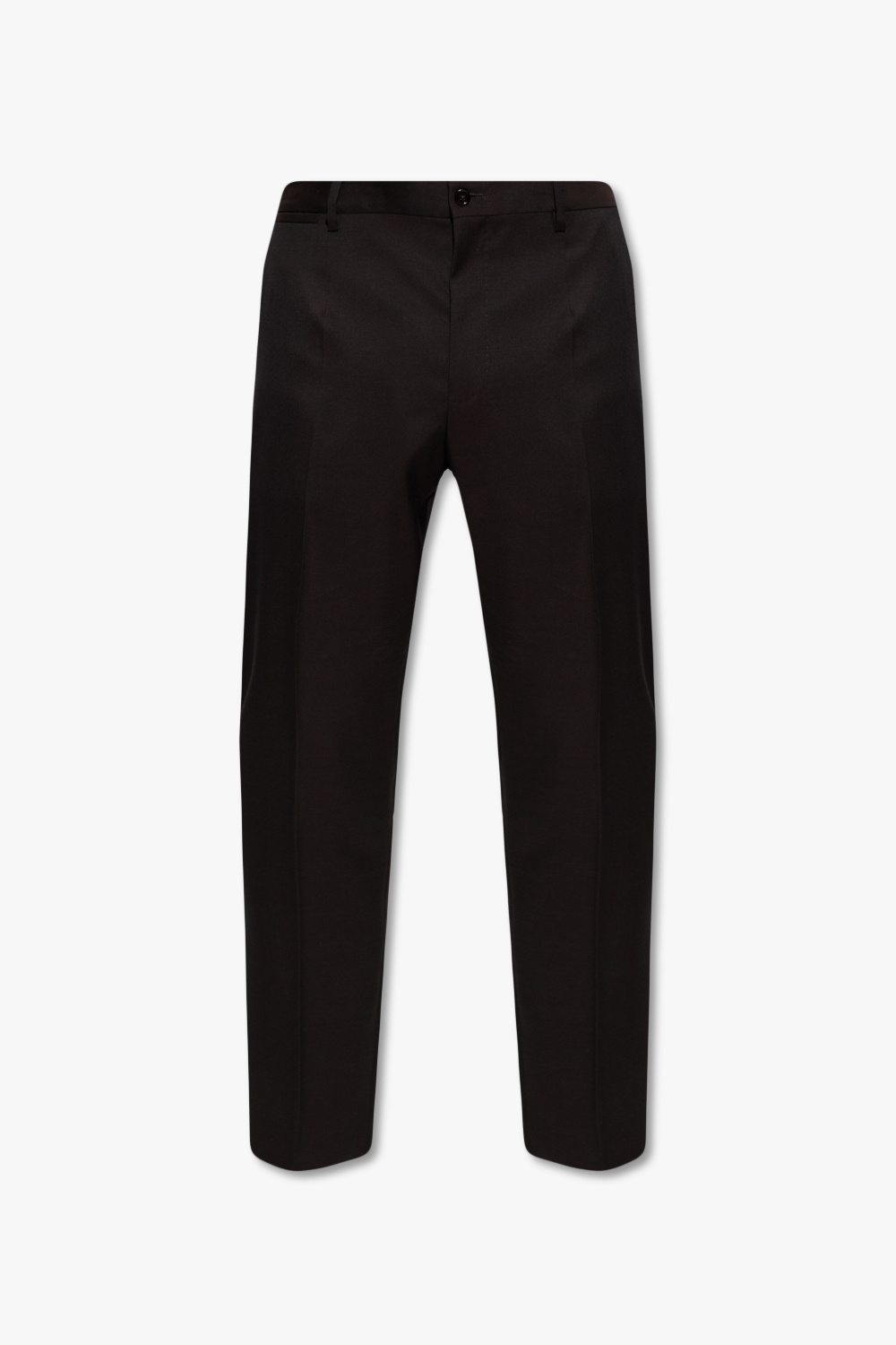 Elasticised pants waist Pleat-front trousers