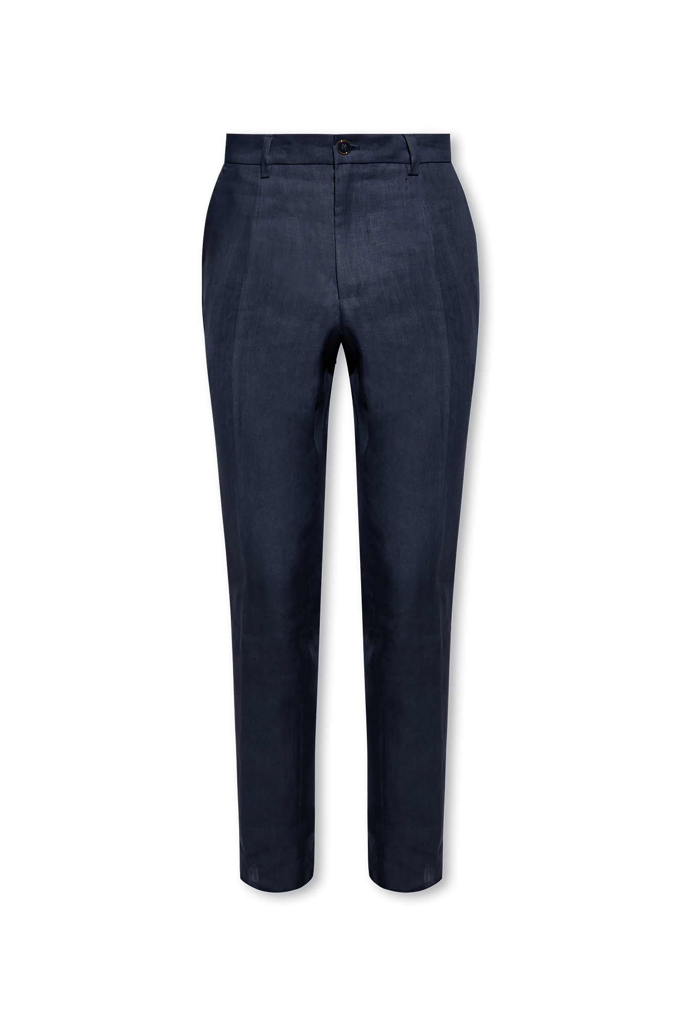 Dolce & Gabbana Linen pleat-front trousers