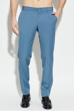 Dolce & Gabbana Wool pleated trousers
