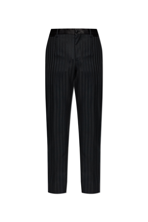 Satin striped trousers od Dolce & Gabbana