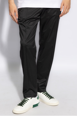 Dolce & Gabbana Spodnie z przeszyciem na nogawkach