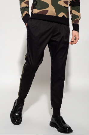Dolce & Gabbana Side-stripe lynl trousers
