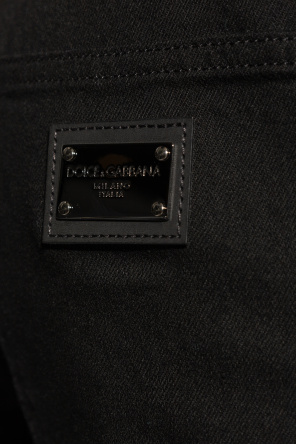 Dolce & Gabbana Jeansy ze zwężanymi nogawkami