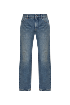 Jeans with slightly tapered legs