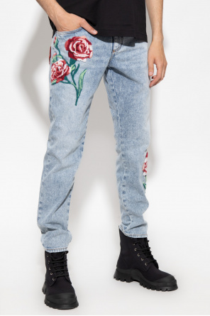 Dolce & Gabbana Jeans with floral embroidery