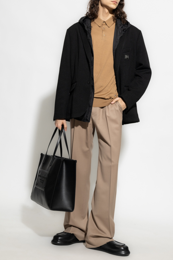 Dolce & Gabbana Wool pleat-front Japan trousers