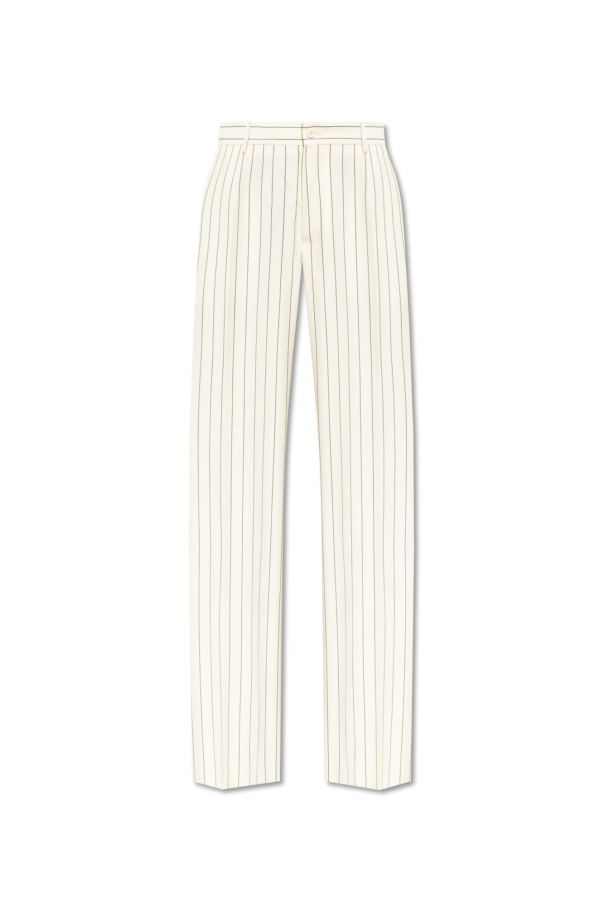 Dolce & Gabbana Spodnie ze wzorem w pasy