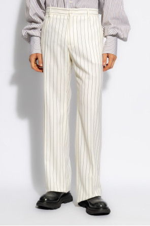 Dolce & Gabbana Spodnie ze wzorem w pasy