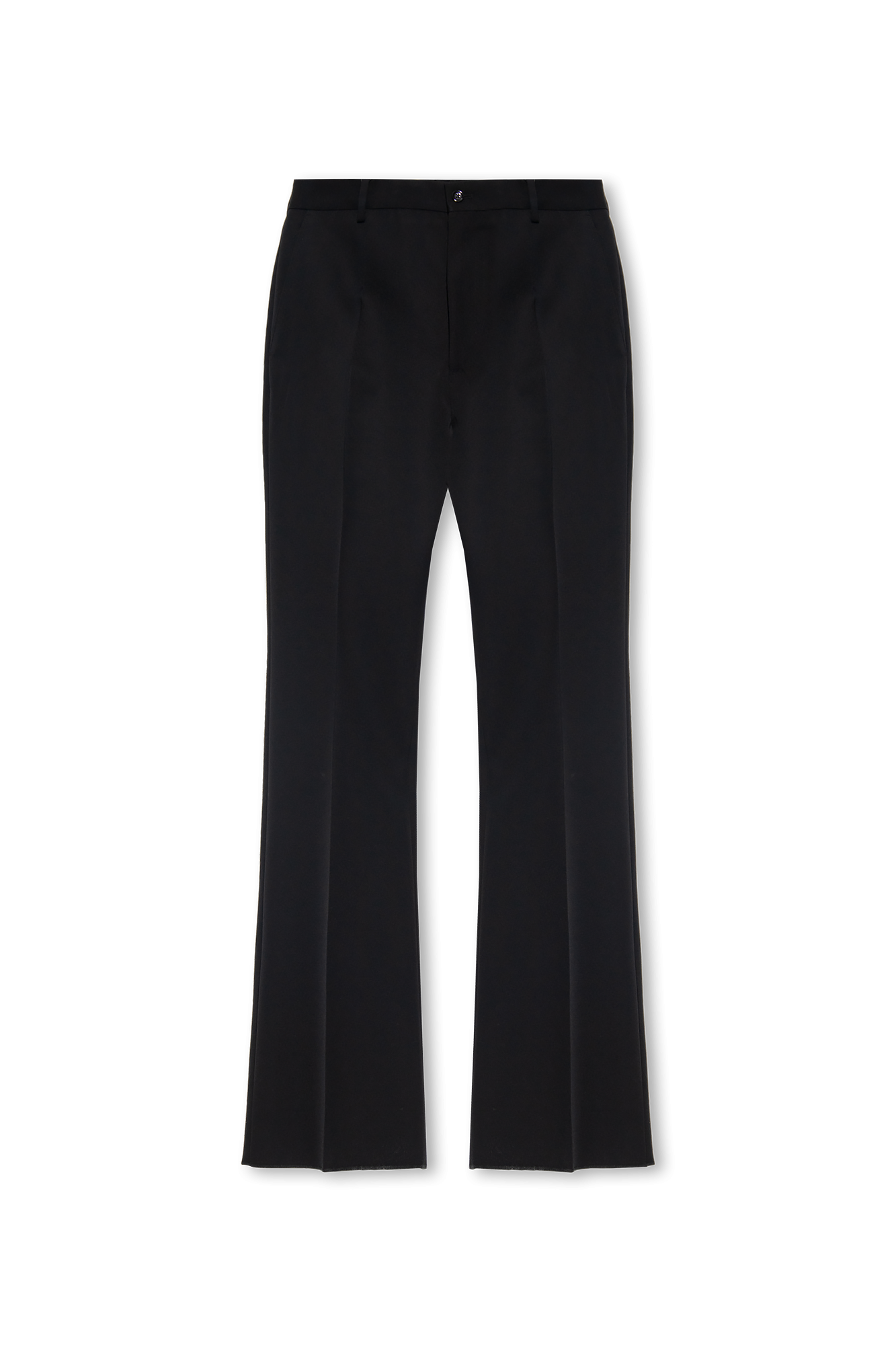 Marni Woman's Striped Viscose Long Asymmetrical Dress Pleat-front trousers