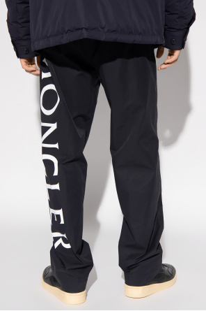 Moncler Flared trousers with logo