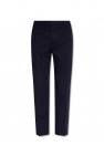 Moncler Pleat-front trousers with logo