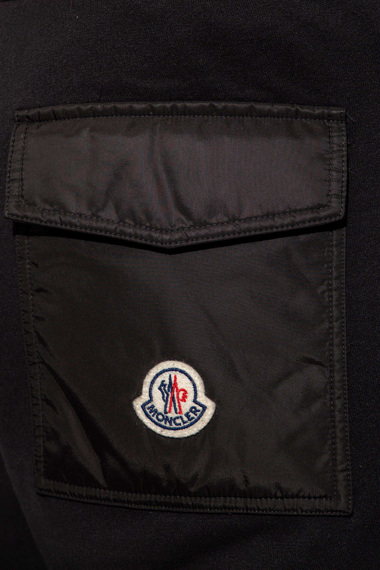 Moncler Slim Fit Wool Blend Small Check Suit Pants