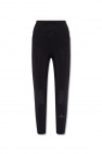 straight leg trousers the row trousers black