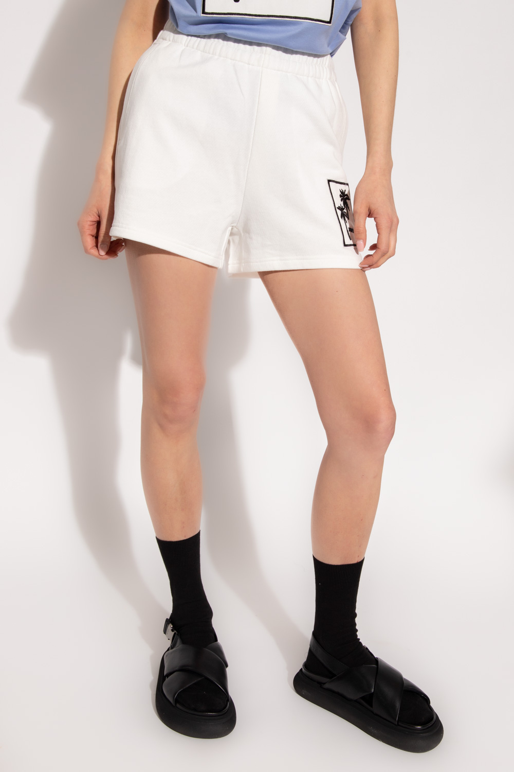 Moncler Givenchy Kids side-stripe tailored shorts