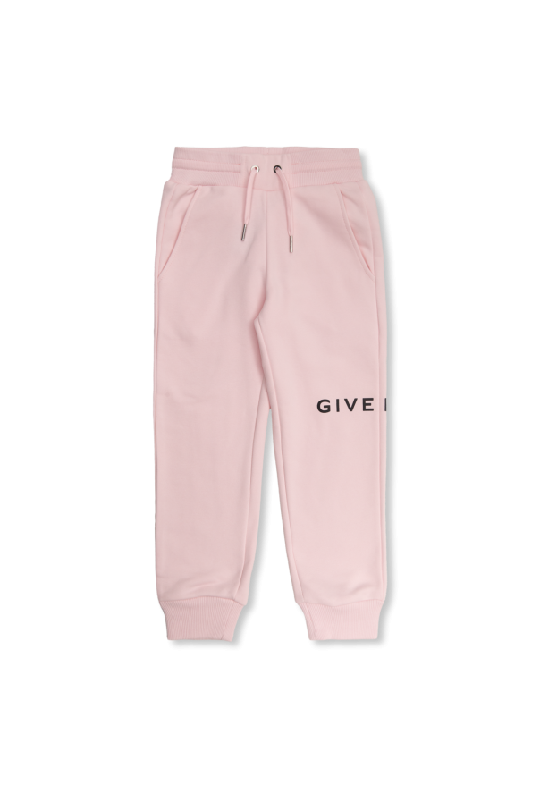 Sweatpants with logo od Givenchy Kids