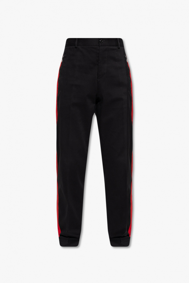 Moncler trousers Boxer with side stripes