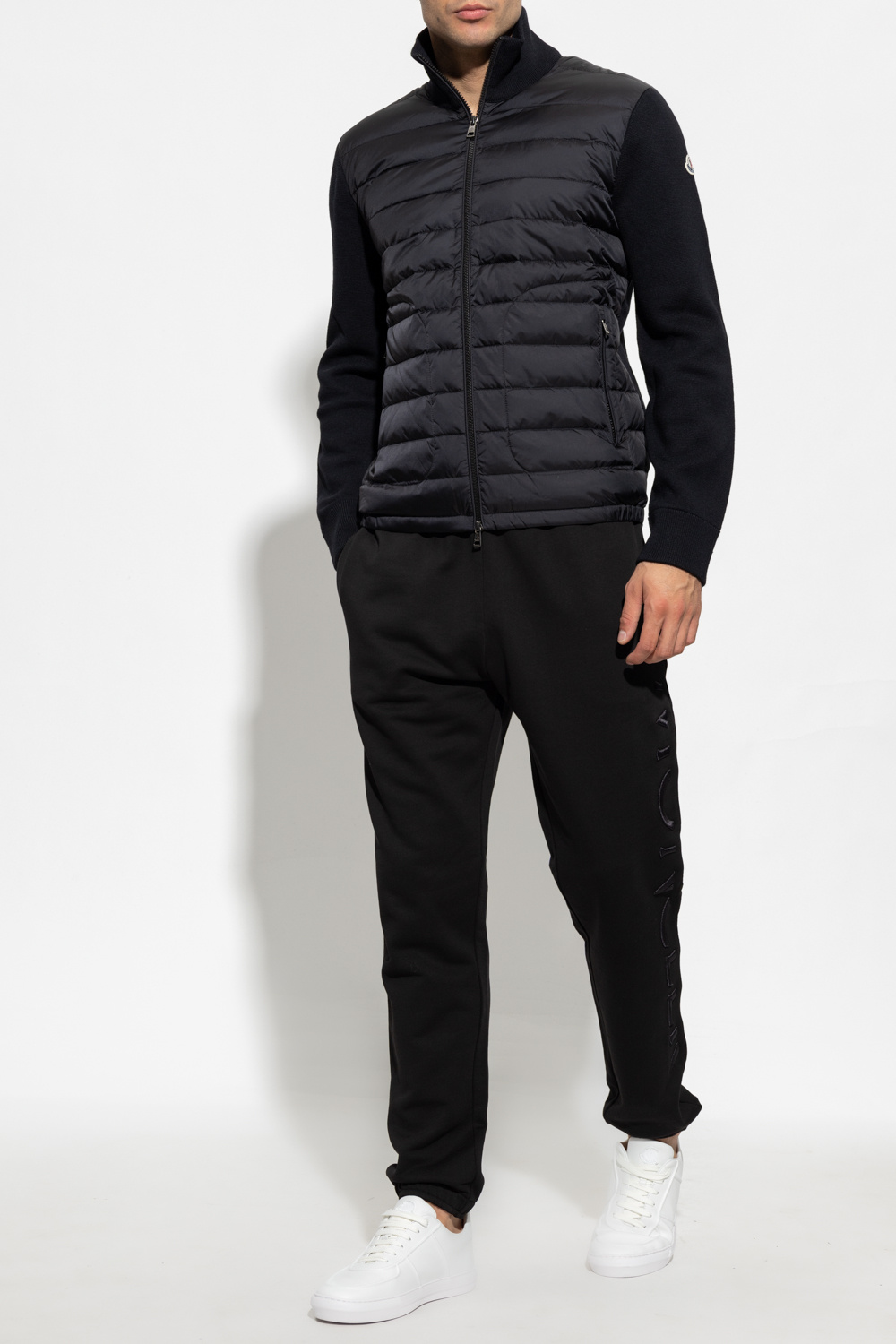 Moncler Add some retro flare to your athleisure looks with these classic navy track pants from