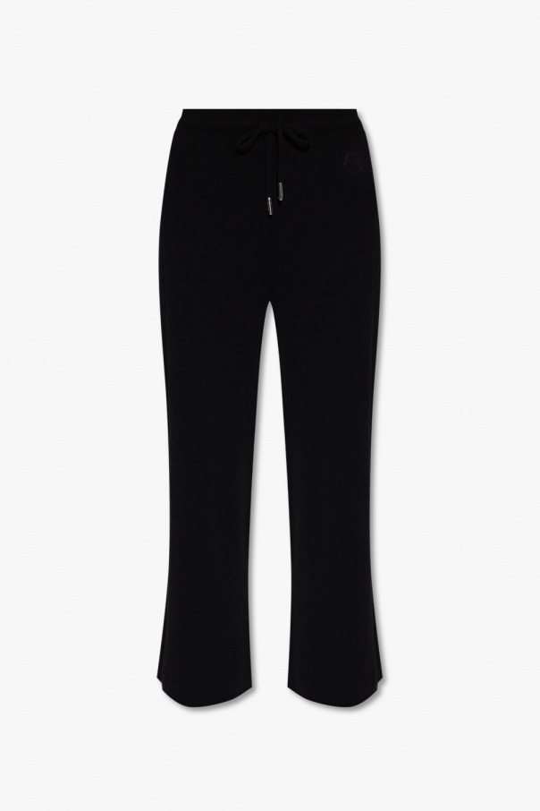 Moncler Cashmere black trousers