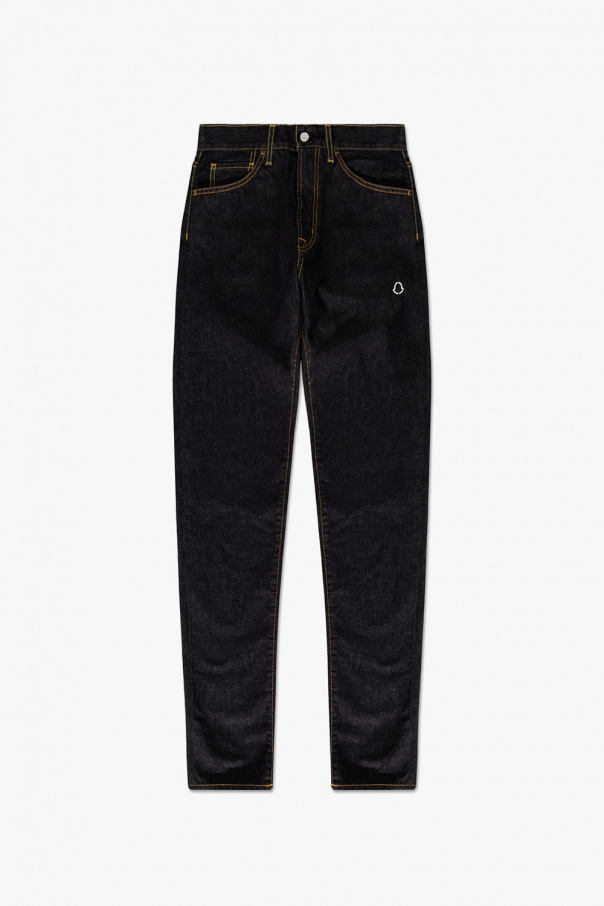 Moncler Genius 7 Topman Jeans med lige ben i vasket sort