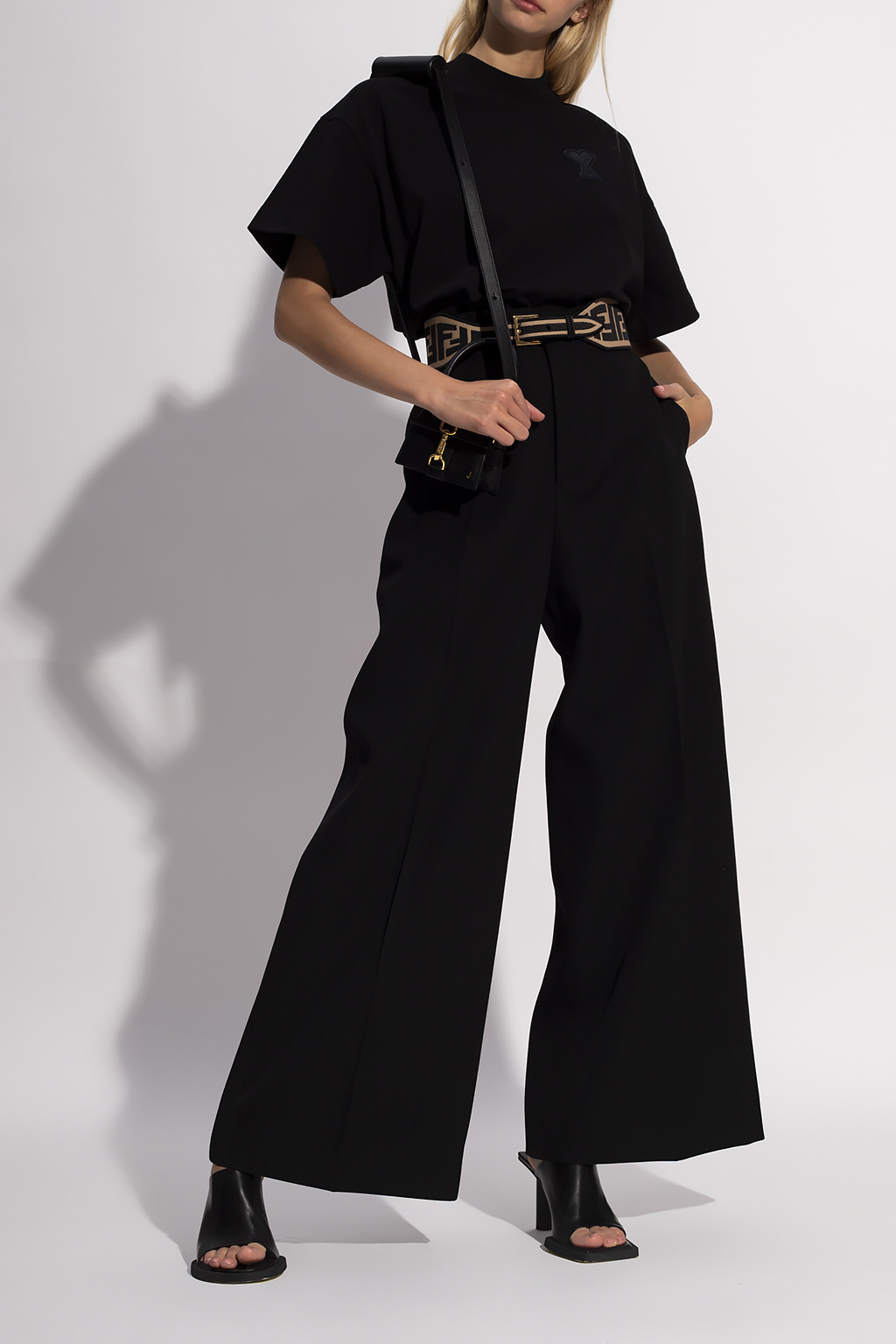 Ami Alexandre Mattiussi Pleat-front jupe trousers