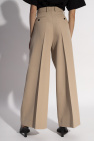 Michael Michael Kors floral-print long-sleeve mini dress Pleat-front trousers