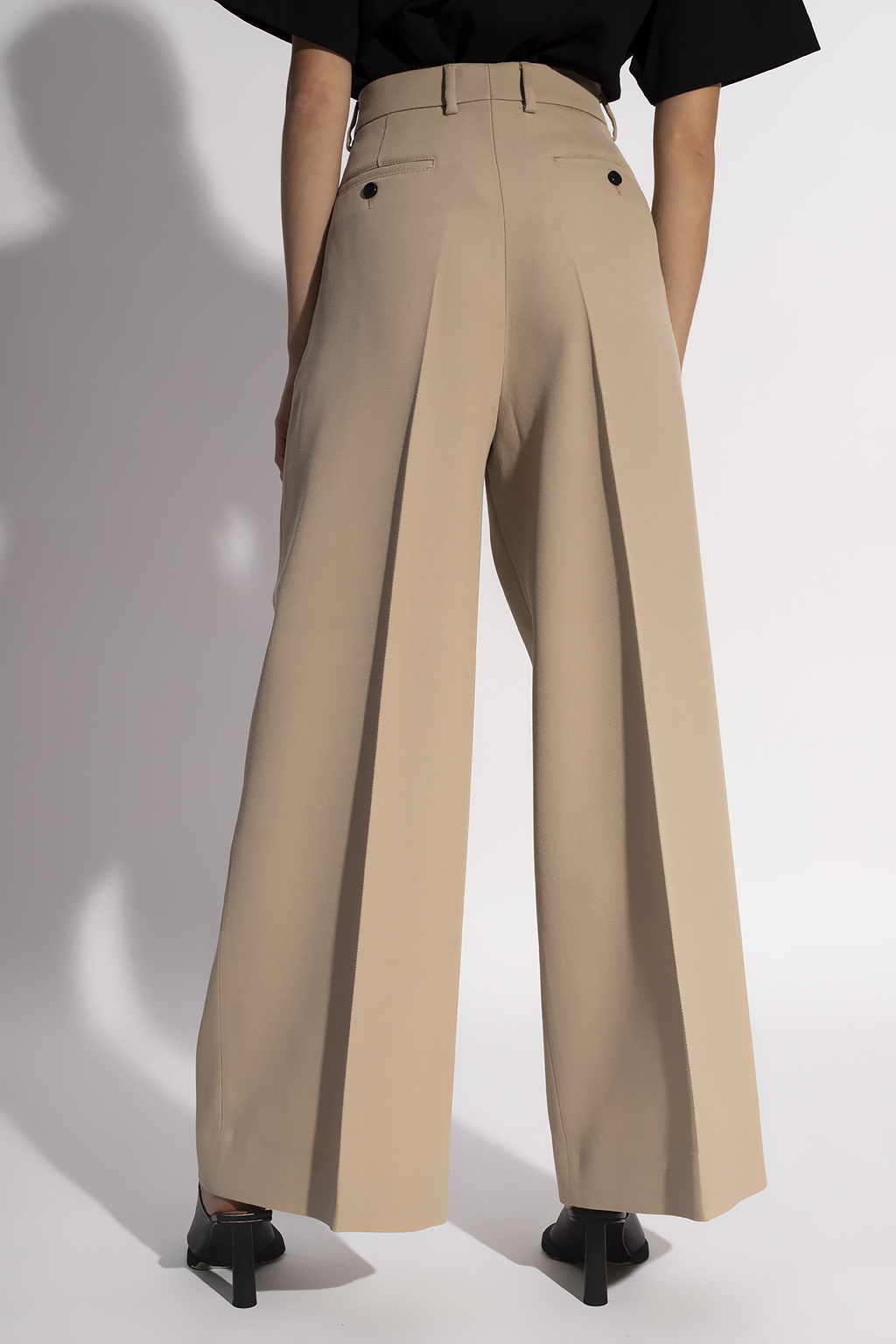 Giambattista Valli Straight-Leg Pants for Women Pleat-front trousers