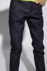Ami Alexandre Mattiussi Rick Owens Bolan Bootcut-Jeans mit hohem Bund Schwarz